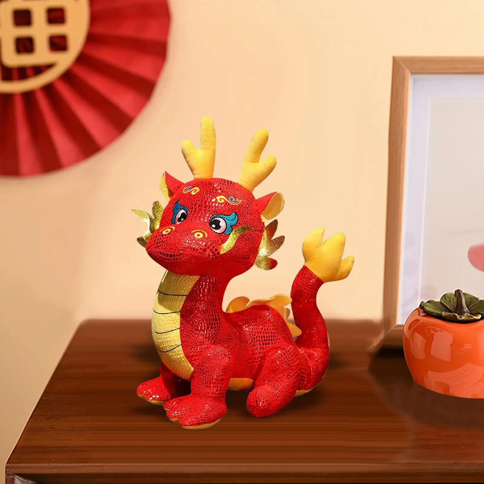 Chinese New Year Dragon Plush Toy Bedding Accessories Plush Toy Doll for Office