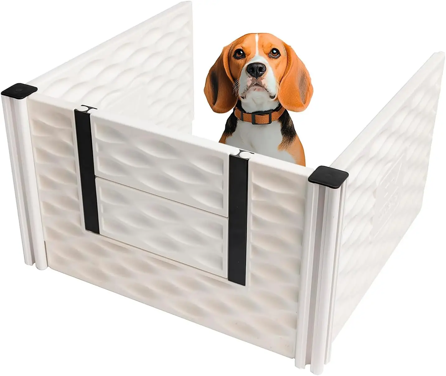 

EZclassic 3-Wall Add-On Room for EZclassic Dog Whelping Box, Extension for Whelping Box for Dogs, 28" x 28"