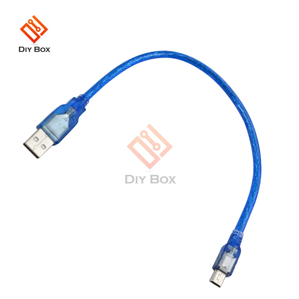 30CM 50CM 100CM kabel USB USB do 5pin t-head t-port Mini 5p 2.0 kabel danych do odtwarzacza MP3 MP4 aparat cyfrowy HDD