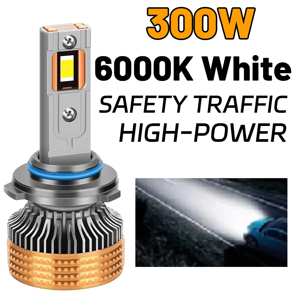 

2 шт., автомобильные лампы H4 H7 H1 H11 H8 H9 9005 лм 9006 К 12 В