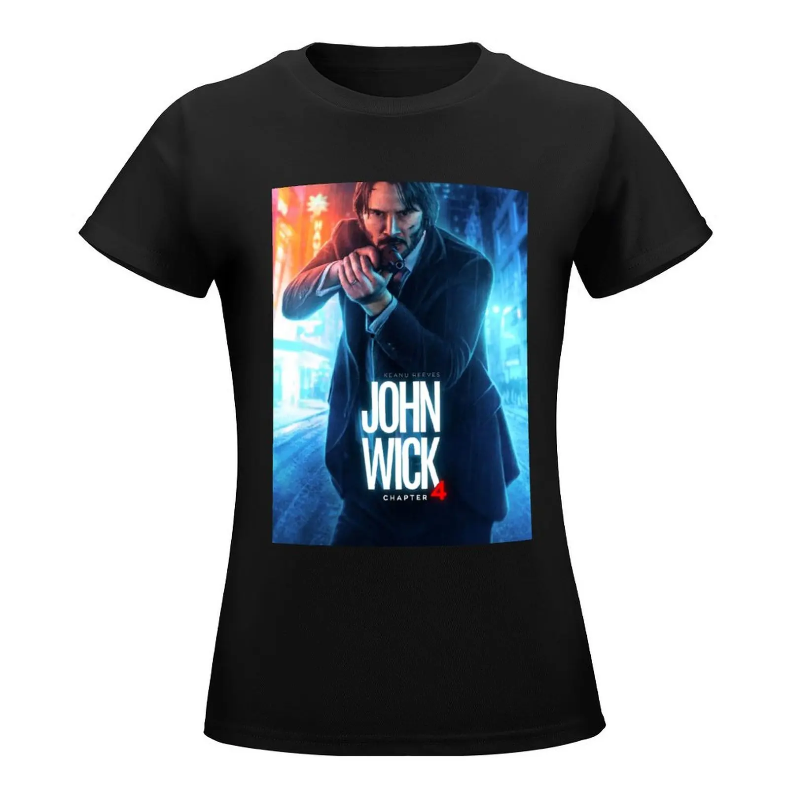 john wick chapter 4 T-Shirt summer tops shirts graphic tees graphics Women's tops