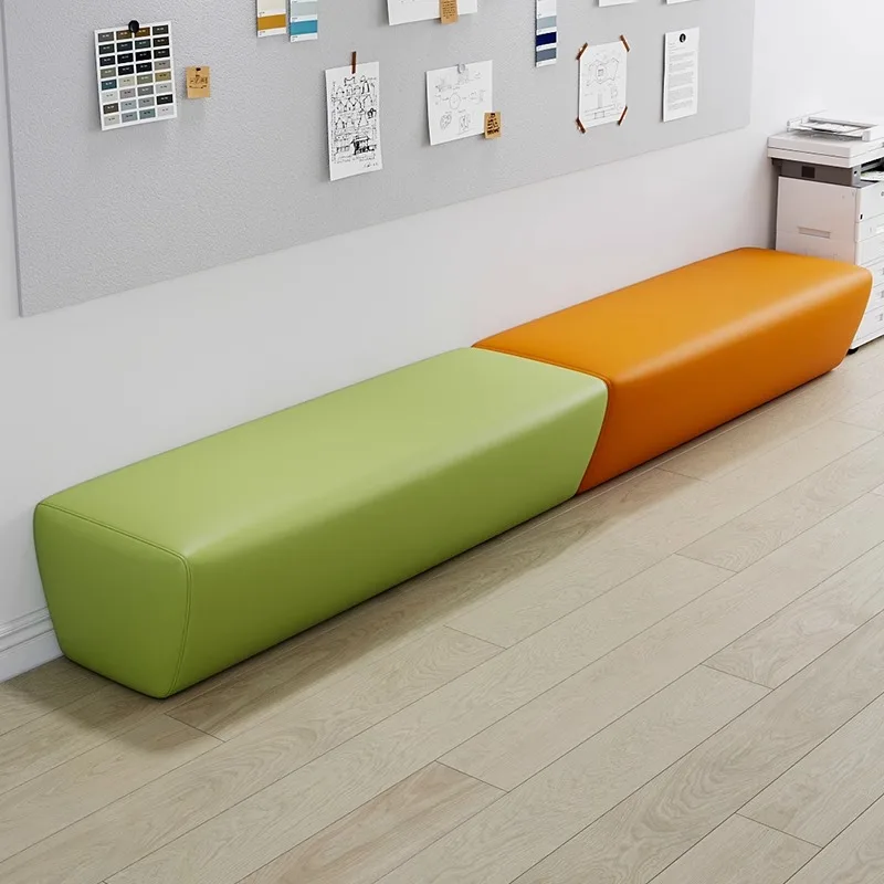 Training institutions, parents waiting for leisure furniture, rest area, barber shop reception, small shoe changing, long sofa