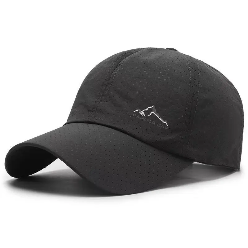 2024 New Summer Brand For Men Sports Running Sweat Baseball Cap Male Canada Golf Quick Dry Women Kpop Solid Snapback Bone Hat