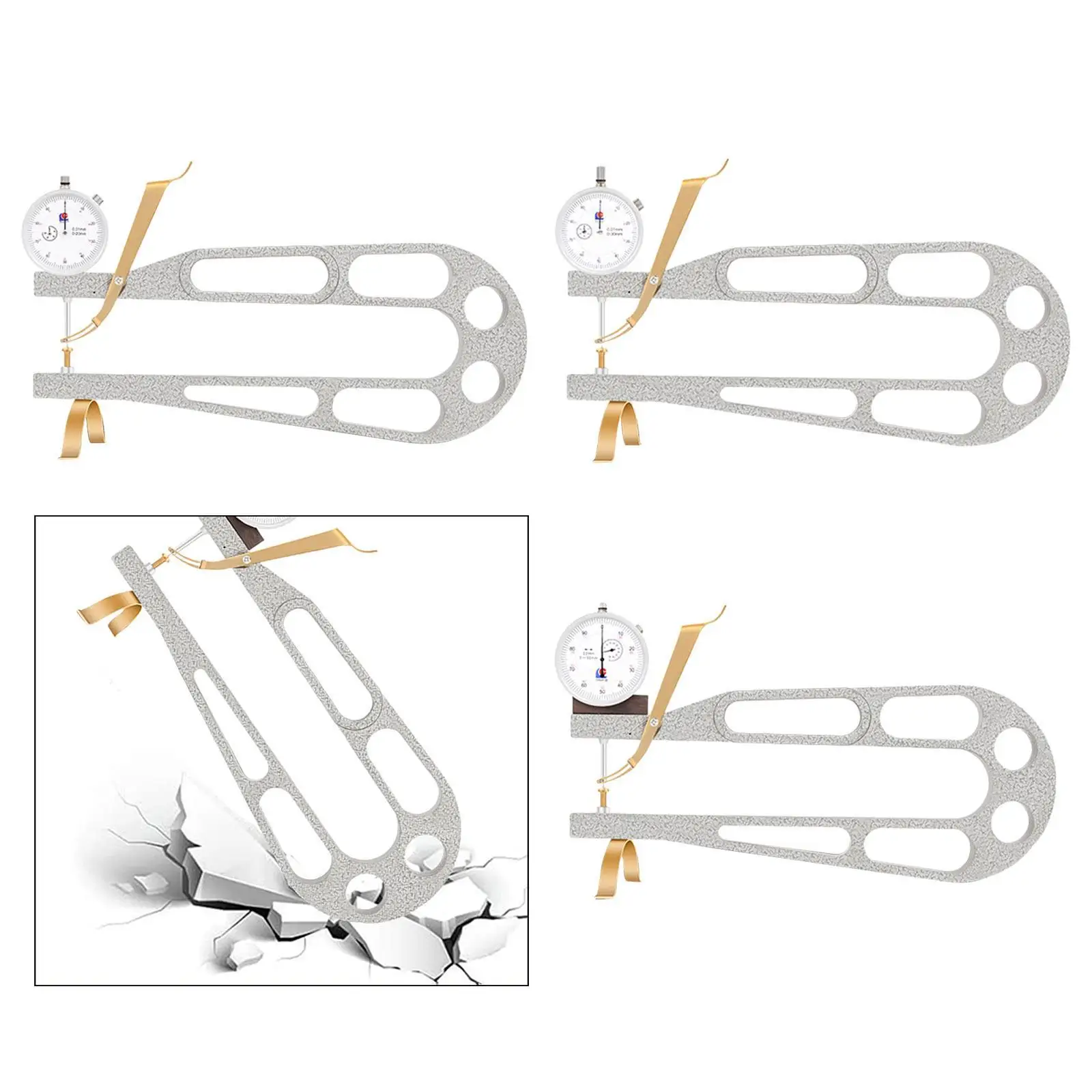 

Violin Thickness Gauge Luthier Tool Shockproof for Viola Cello Making Violin