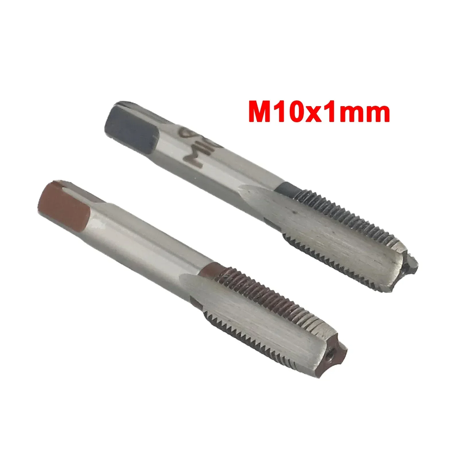 2pcs HSS 10mmx1 Metric Taper And Plug Tap Right Hand Thread M10 X 1mm Pitch Herramientas Ferramentas Parafusadeira