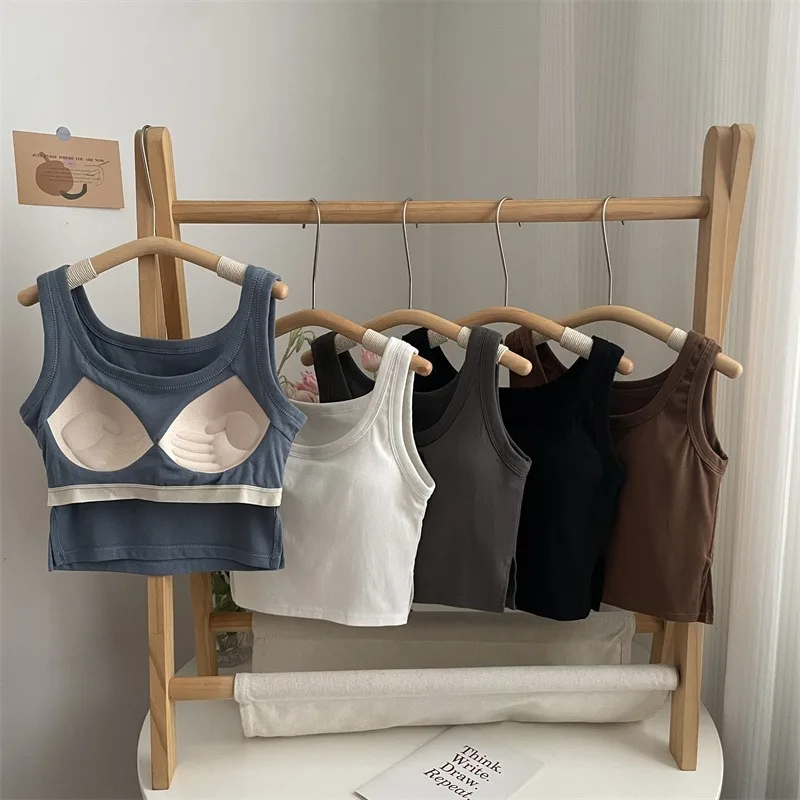 Spor débardeur femmes ort Sle vêtements intérieurs vêtements chauds coupe ajustée sans coussin de poitrine trajet Sle Faion 2025 automne nouveauté