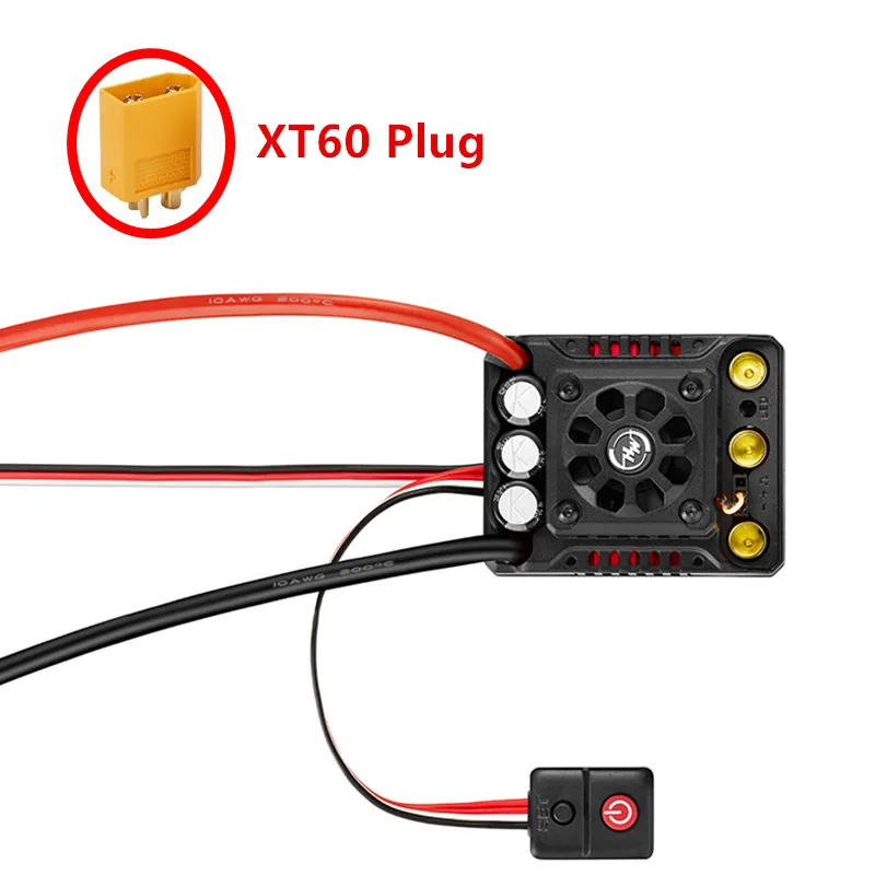 Hobbywing Quirun Wp8bl150 G2 150a 3-6S Waterdichte Sensorloze Borstelloze Esc Voor 1/8 Vrachtwagen Monste Vrachtwagen Rc Auto
