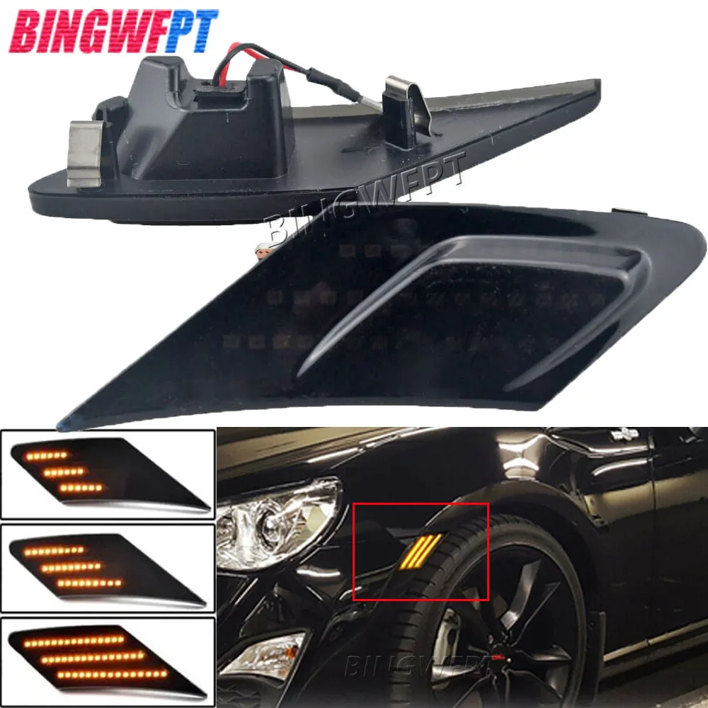 2PCS Led Dynamic Tu… - image