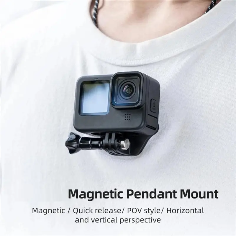 24-Hour Delivery TELESIN Universal Camera Magnetic Neck Holder Camera Magnetic Neck Holder For Gopro Hero 11 Mini 10 9 8 7 Insta