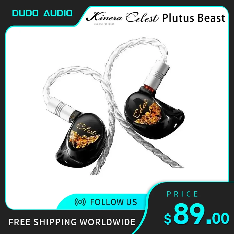 

Kinera Celest Plutus Beast 1BC+1BA+1SPD™ In-Ear Monitors Earphones Wired Bone Conduction Hybrid Driver IEMs with HiFi 2Pin