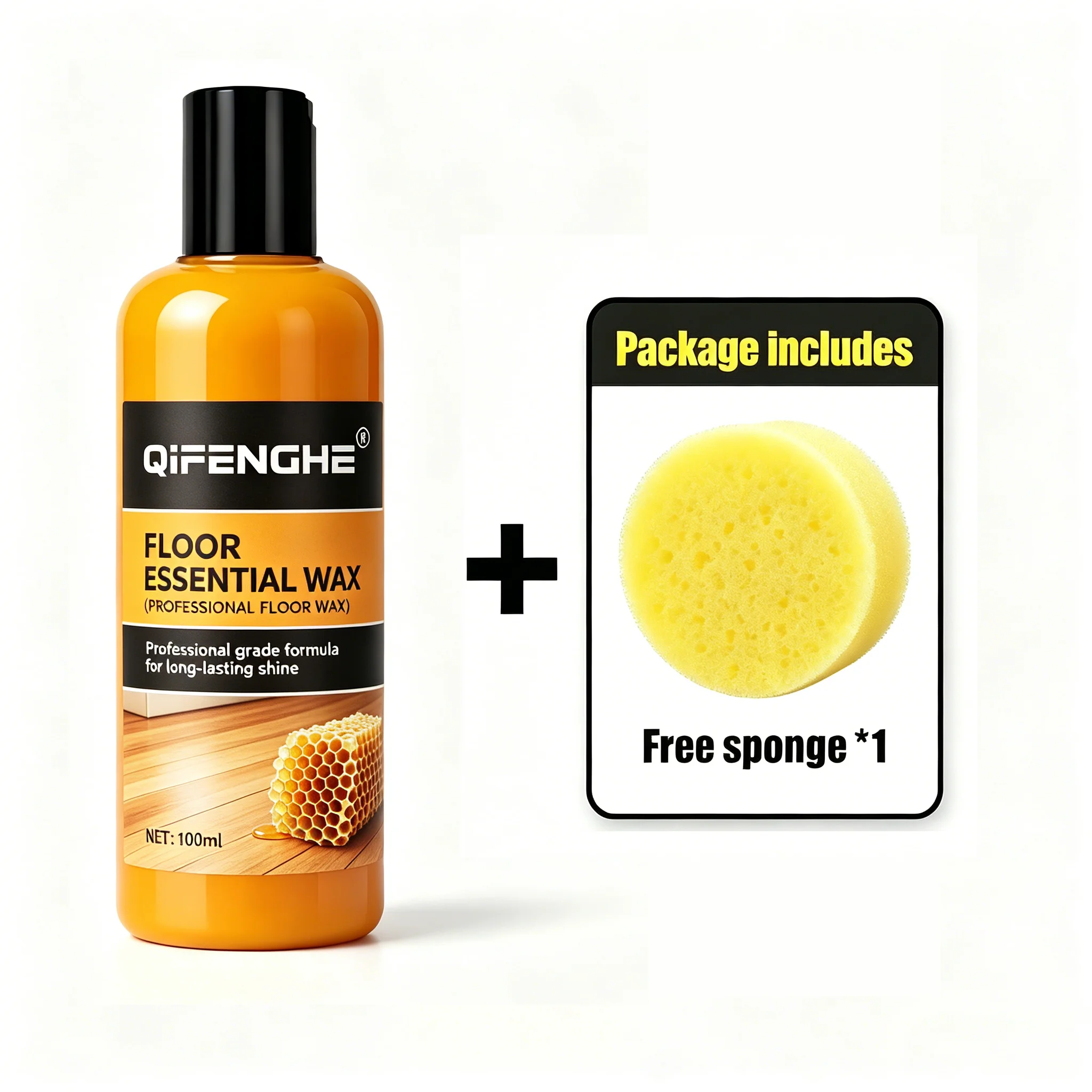 Essential Wax für Fußböden, professionelle Politur für Hartholzböden, langanhaltender Glanz, regeneriert und schützt die Oberfläche von Holzlaminatböden. – Detail 7