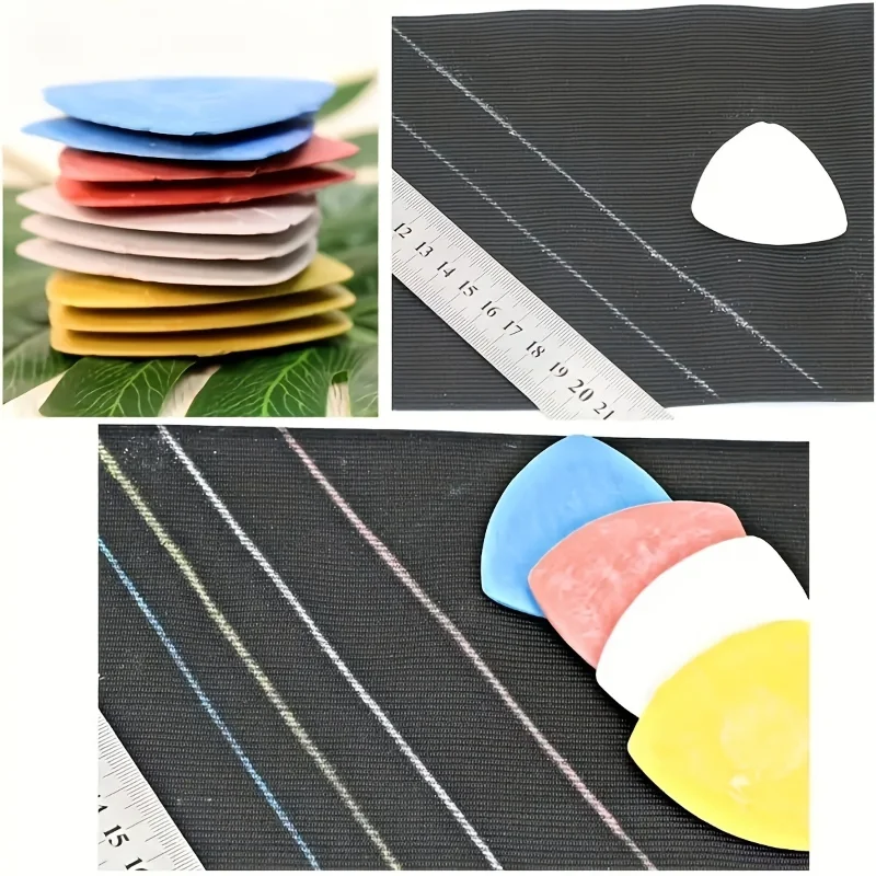 10-30pcs Colored White Scratching Powder Painting Powder Cutting Powder Pieces Tailor Scratching Powder Chalk Cutting Supplies S view 4