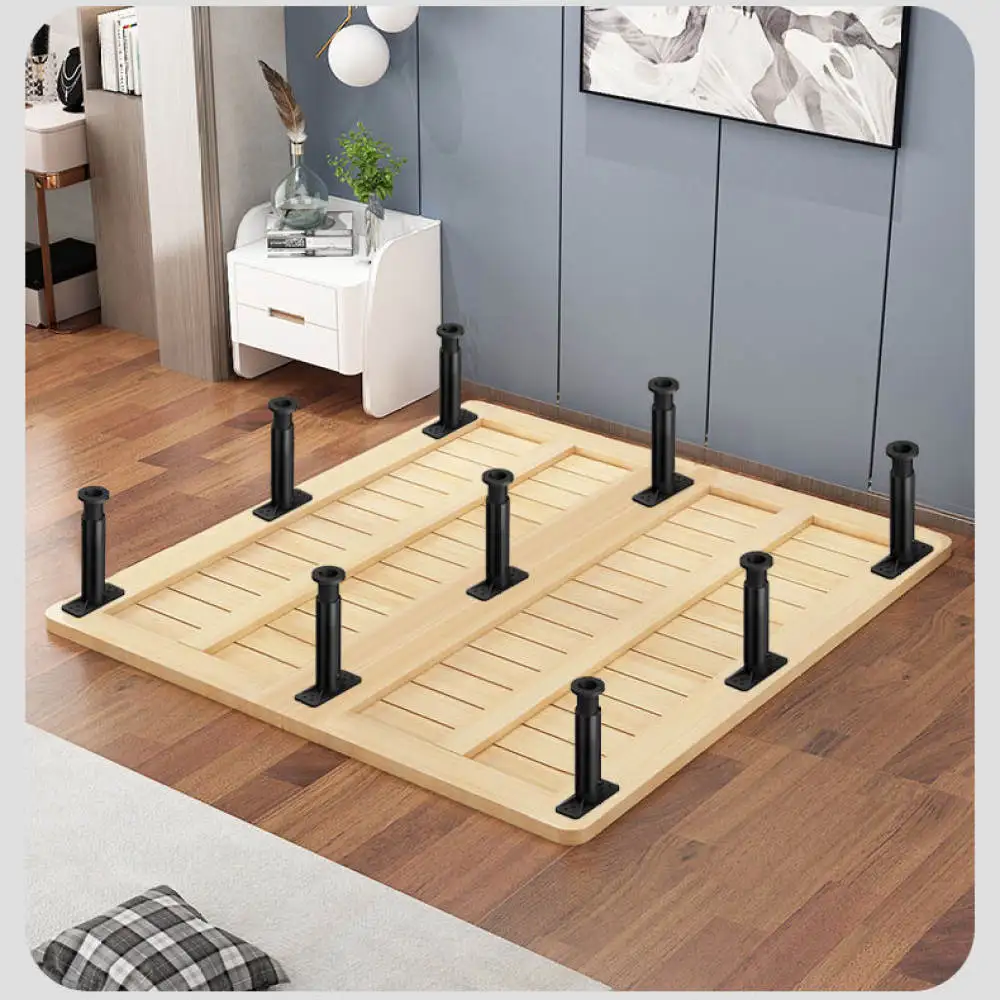 Heavy Duty Adjustable Support Leg For Bed Frame Furniture Feet Replacement Sofa Cabinet Base Strengthening Accessory