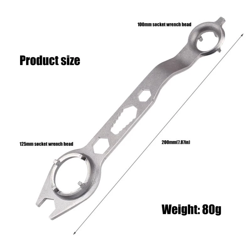 W3JE Grinders Spanner Wrench 4 Claw Double Head Harench Profession