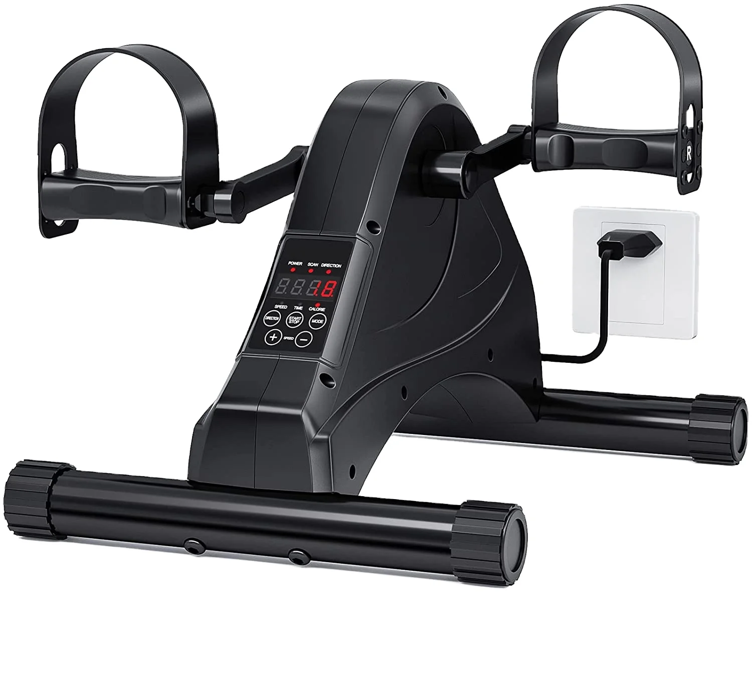 

Under Desk Bike Pedal Exerciser Mini Bike for Leg/Arm Pedal Exerciser Foldable Peddler with LCD Display for Home/Office 2025