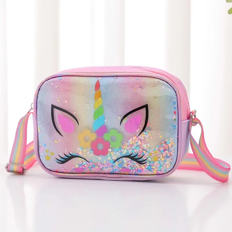 Kids Unicorn Bag Girls Rainbow Shoulder Bag GirlCartoon Unicorn Kid Bags Child Messenger Bags for Girl Mochila Infantil Menina