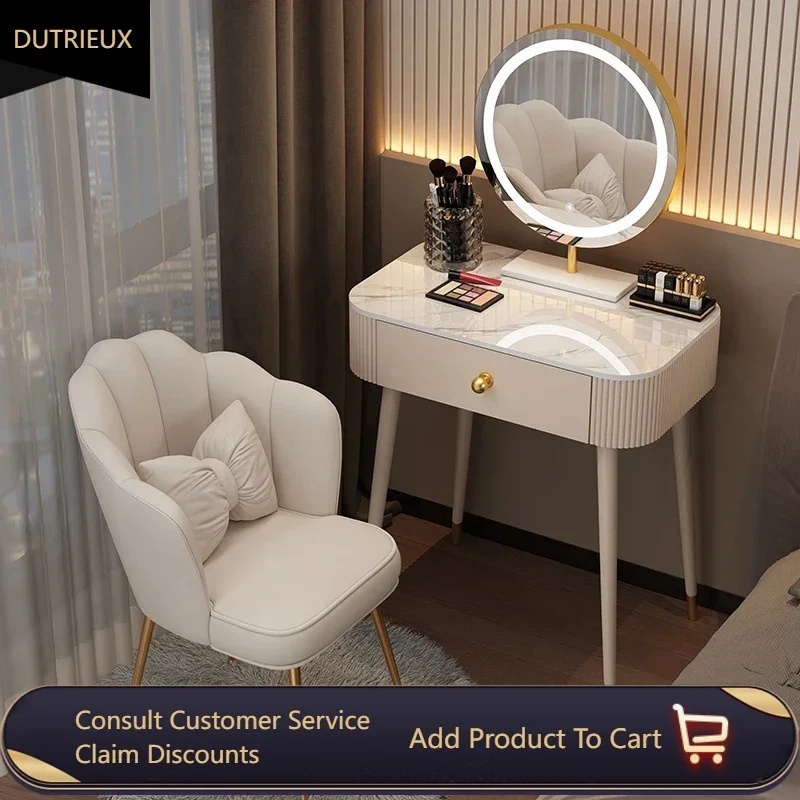 

Small Luxury Dresser Drawers Mirror Desings Modern Wood Storage Dressing Table Makeup Lights Comoda Pra Quarto Dresser Furniture