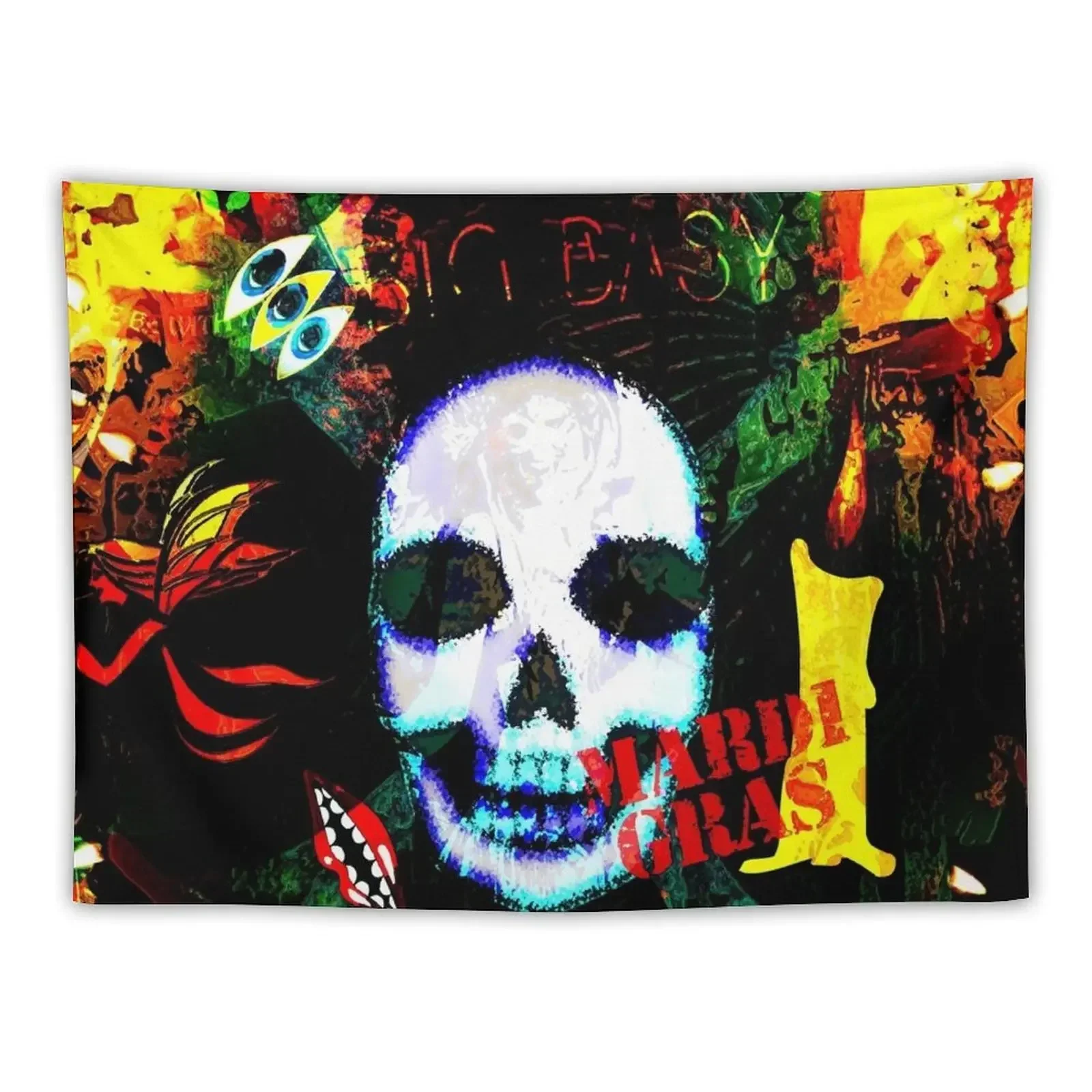 

MARDI GRAS Tapestry Aesthetic Room Decorations Wall Decorations Tapestry