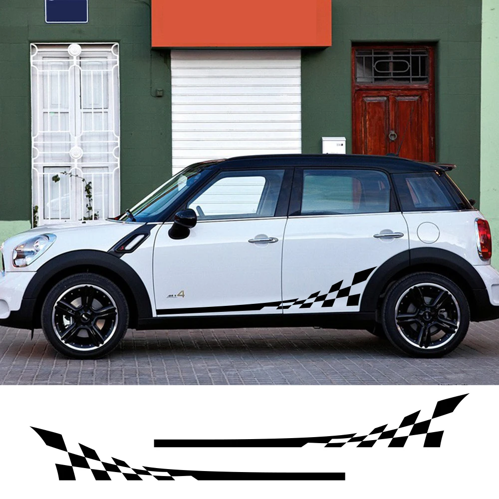 Car Side Vinyl Stickers Tuning Auto Accessories For Mini Cooper R56 R57 R58 R50 R52 R53 R59 R61 Countryman R60 F60 F55 F56 F54