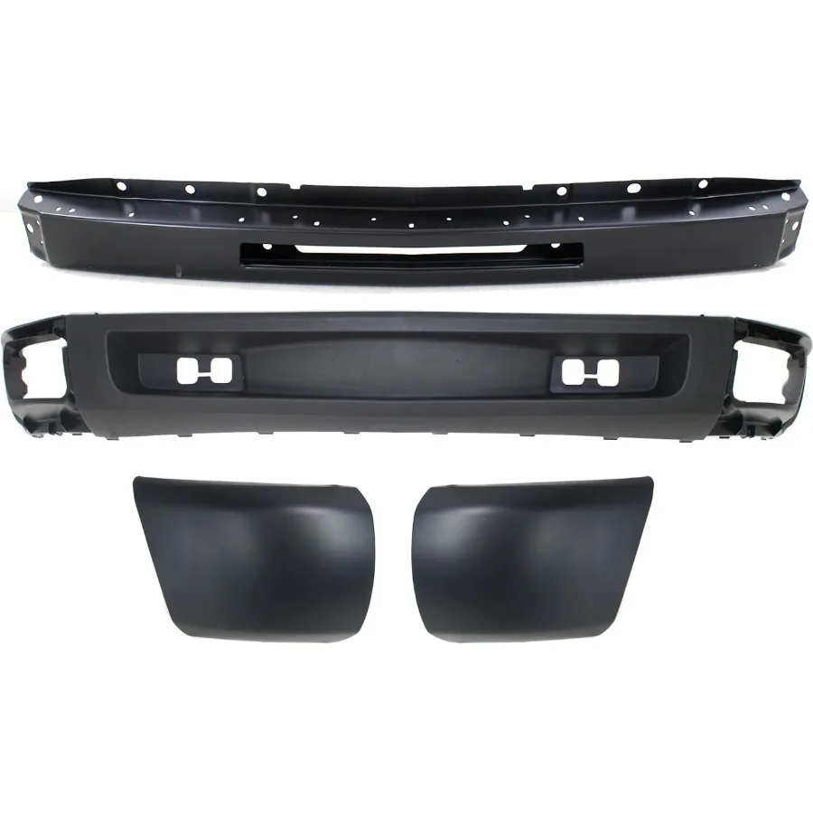 

Bumper Kit For 2009-2013 Chevrolet Silverado 1500 Primed Bumper End and Valance