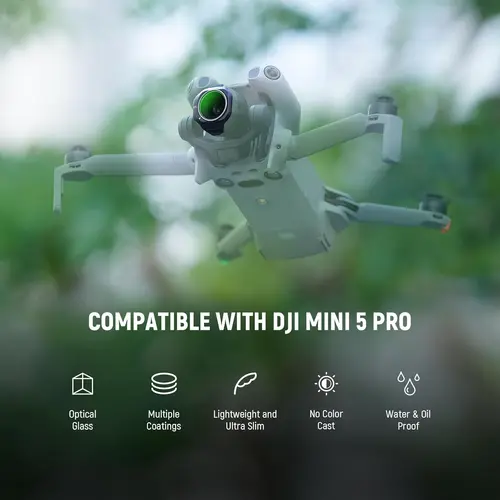 Imagen 2 del producto NEEWER-filtro CPL, polarizador Circular ajustable, filtro de lente, accesorios de fotografía aérea para Dron DJI Mini 5 Pro