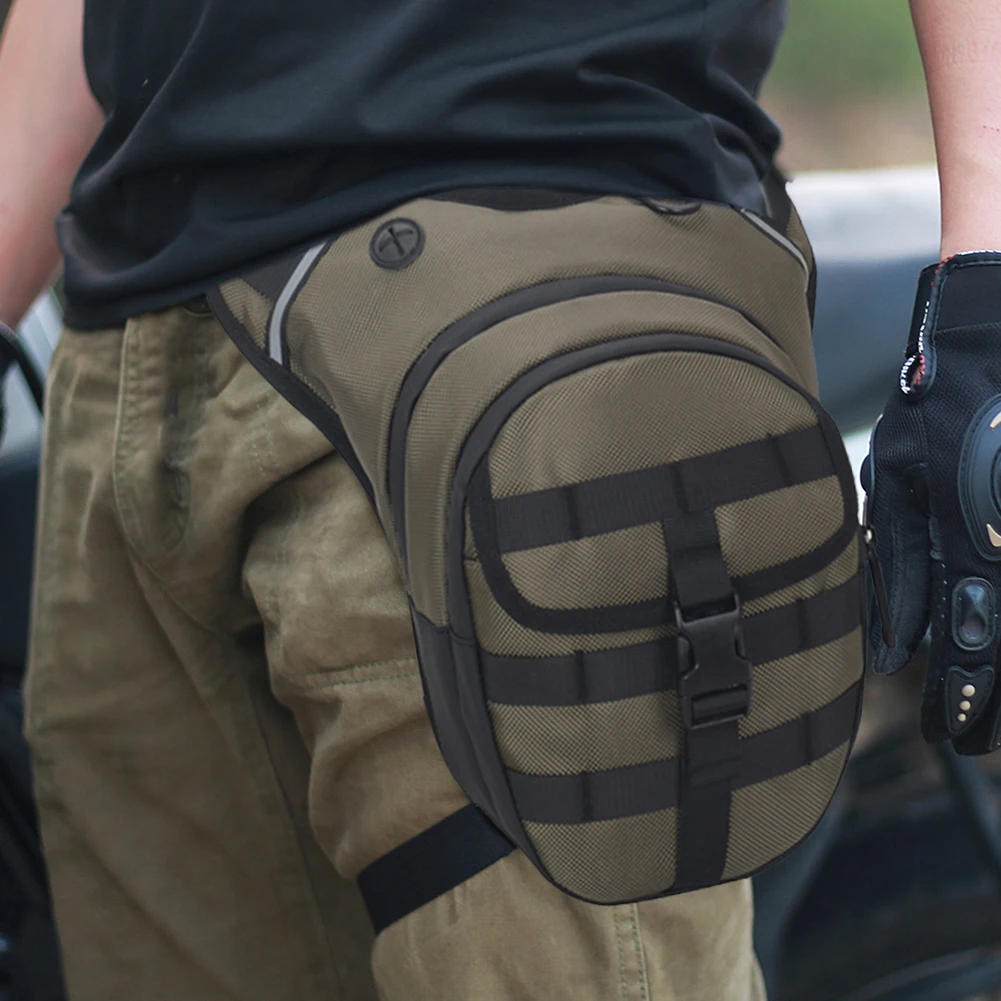 

Водонепроницаемая подвесная сумка для мотоциклистов, Мужская Уличная набедренная сумка, дышащая мотоциклетная сумка, вместительная нагрудная сумка