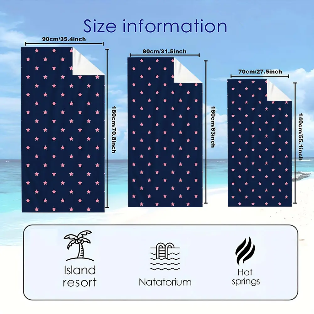 dachshund cartoon Quick Drying Microfiber Beach Towel Lightweight for Swimming Camping Yoga - Bath Towel