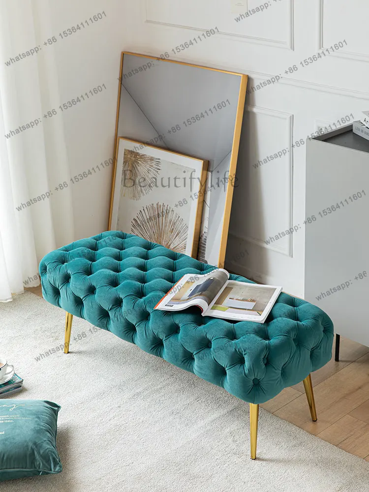 Nordic shoe changing stool simple modern door home bedroom bedside stool