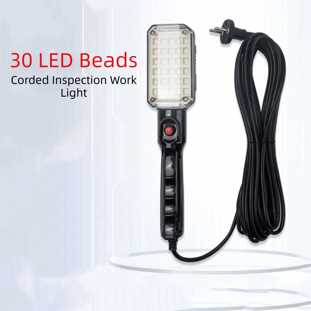Powerful LED LED Work Light Corded Double Swivel Hook Portable Work Light USB Rechargeable With Magnet Handheld Work Light