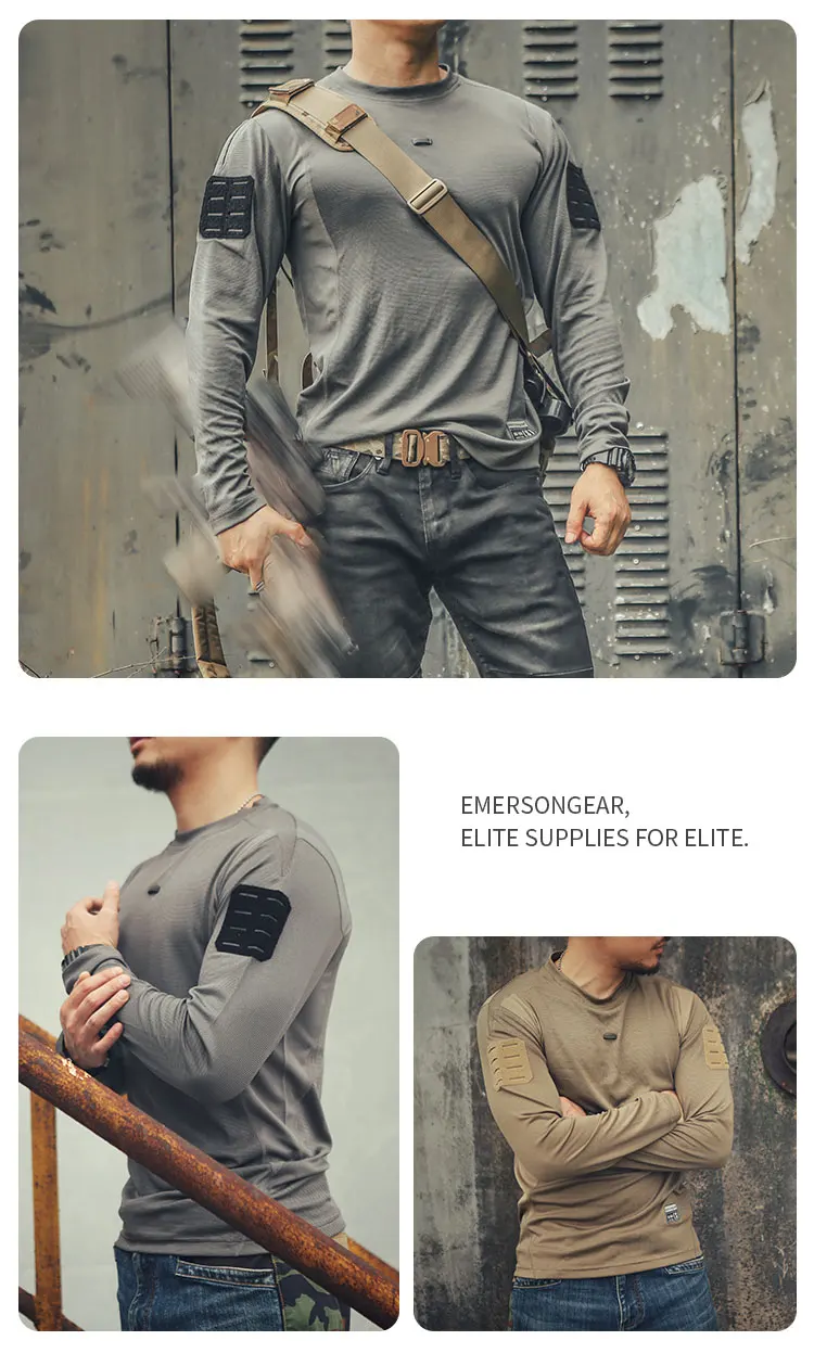 EMERSONGEAR Blue Label UMP Frogmen T-Shirt Herren Bodybuilding Fitness Sport Shirt Laufen Schießen Sportbekleidung T-Shirt – Detail 10