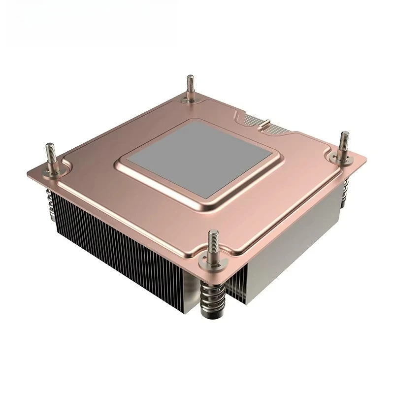 LGA1700 1U Passive CPU Cooler Efficient Heatsink With  Vapor Chamber Base For PC Server Workstion TDP Up To 180W