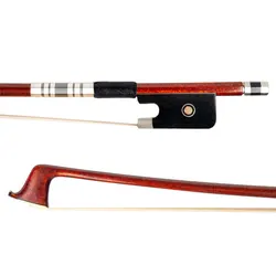 Professional Hybrid Carbon Fiber VIOLA Bow Pernambuco Skin Ebony Frog Fast Response Great Balance For 15