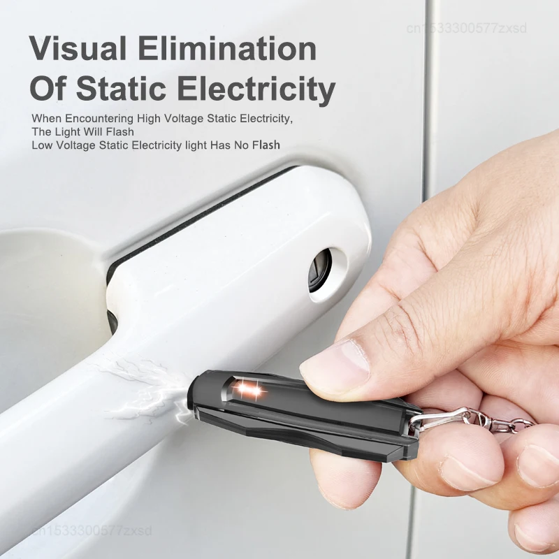 Xiaomi المحمولة مكافحة ساكنة المفاتيح سيارة ثابت جسم الإنسان كهرباء القضاء قضيب الشتاء ثابت الاستاتيكيه لوازم السيارات