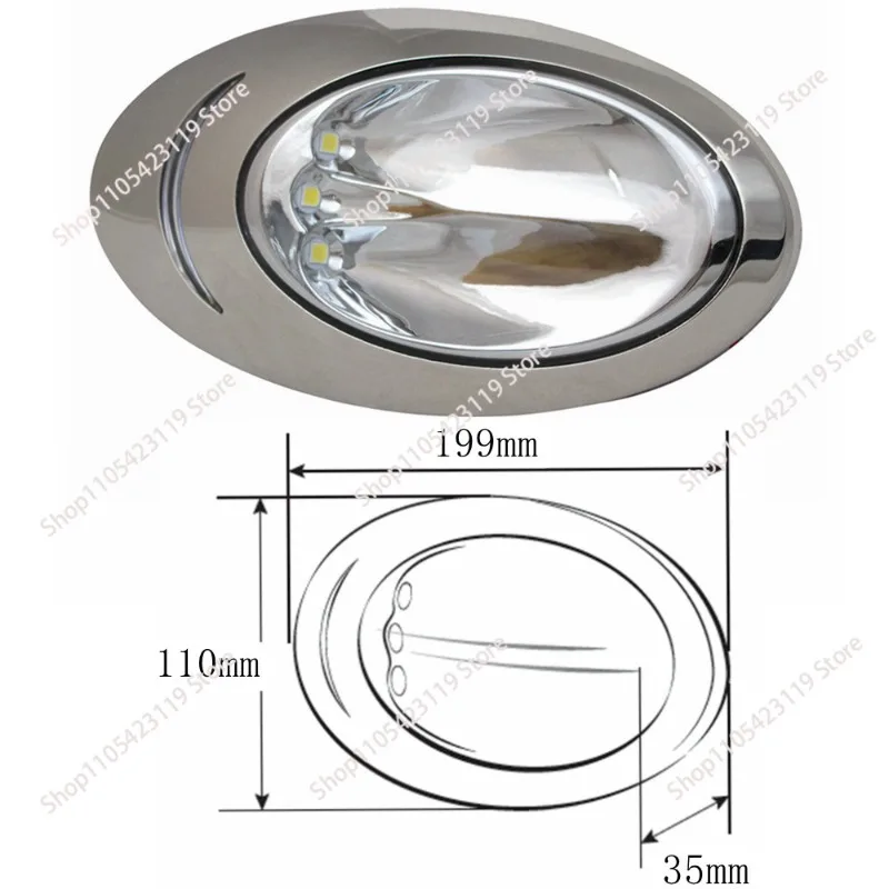 Boat lights, yacht lights, LED boat headlights/waterproof lighting/navigation lights, searchlights, navigation lights