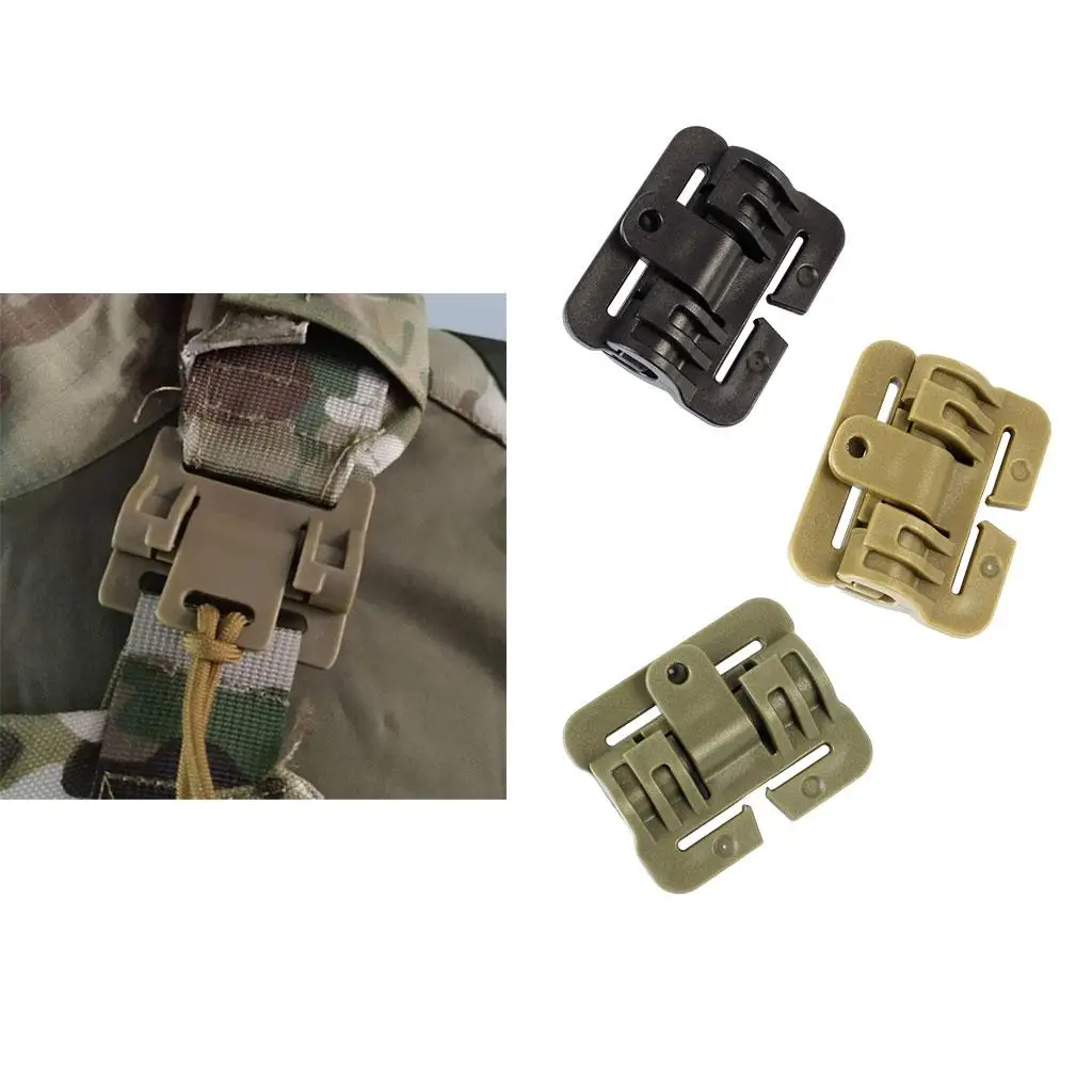 

Plate Carrier Accessories Panel Clips Hook Loop Fastener Quick Release Buckle for Bullet Proof Vests Shooting Training Hunting