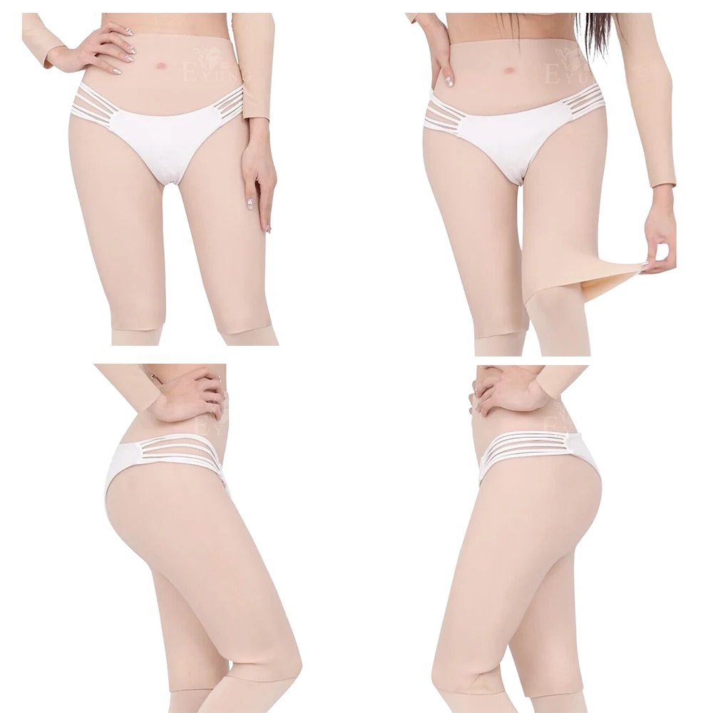 Eyung 7th Gen Fake Vagina Underwear Gay Crossdresser Transgender Shemale Cosplay Drag Queen Silicone Realistic Vagina Panties