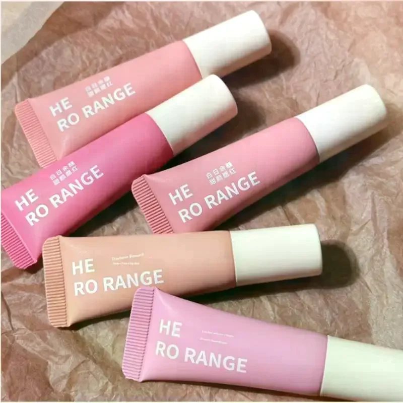 HERORANGE joue Blush Pigment Tube hydratant Rouge Blush cosmétique pour visage fard à joues liquide durable Blush éclaircissant maquillage