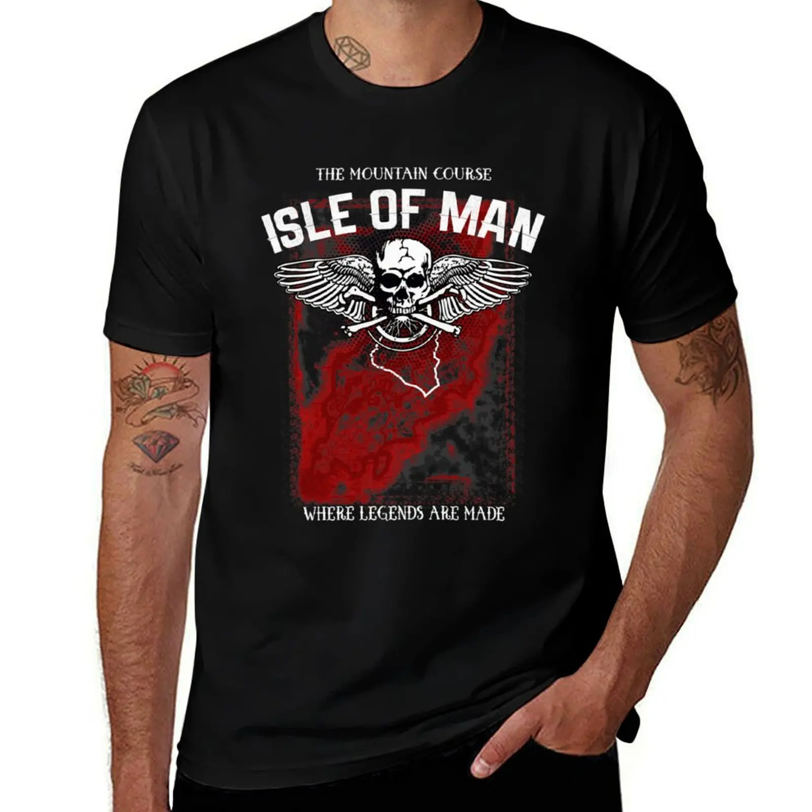 

Isle Of Man T-Shirt Plus Size Loose Short Sleeve Top