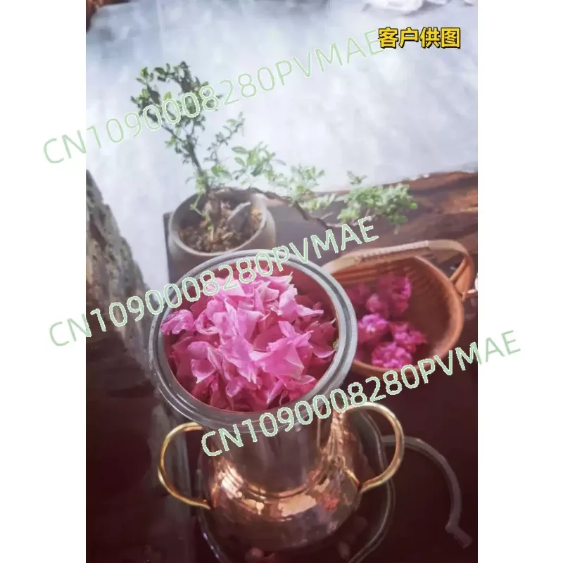 

Copper distiller Ancient essential oil distillation equipment Hydrosol machine Household small copper manual
