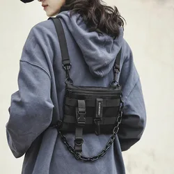Functional Tactical Chest Bag Woman Casual small Backpack Waist Packs Unisex Chest Rig Bag quality nylon Shoulder Crossbody bags