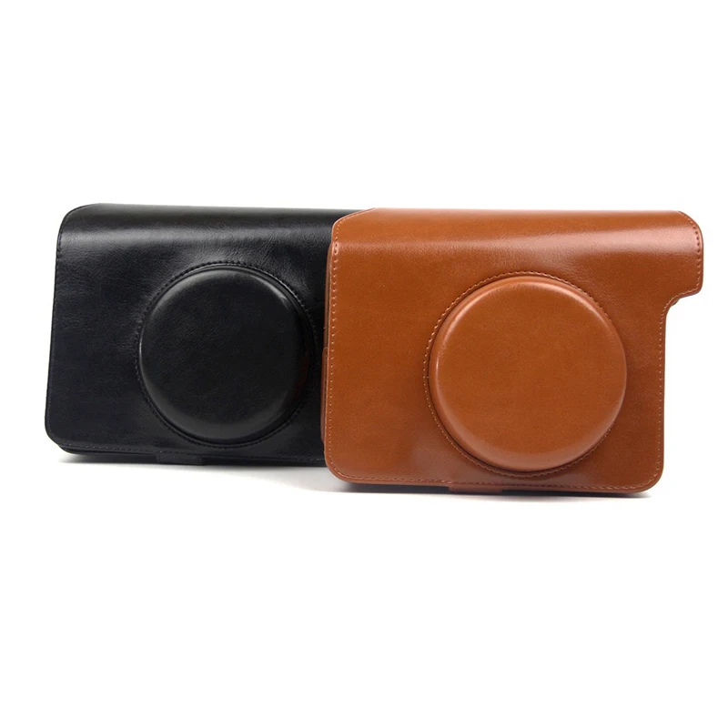 Quality PU Leather Carrying Bag Camera Bag For Fujifilm Instax Wide 300 Instant Camera Case PU Carrying Bag With Shoulder Strap - view 4