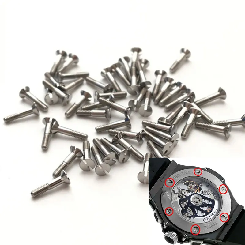 H-Shaped U-Shaped Watch Band Bezel Buckle Stainless Steel Screw Fit  Bigbang Classic Fusion Series Watch Repair Parts