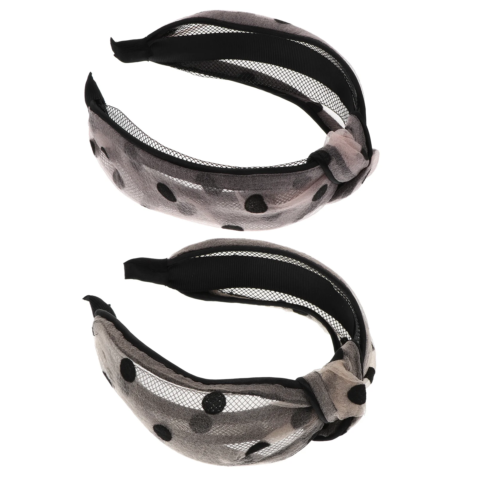 

2 шт., повязка для волос в горошек, витой узел, удобная эластичная ткань, завернутые концы, сладкий темперамент, все прически для женщин