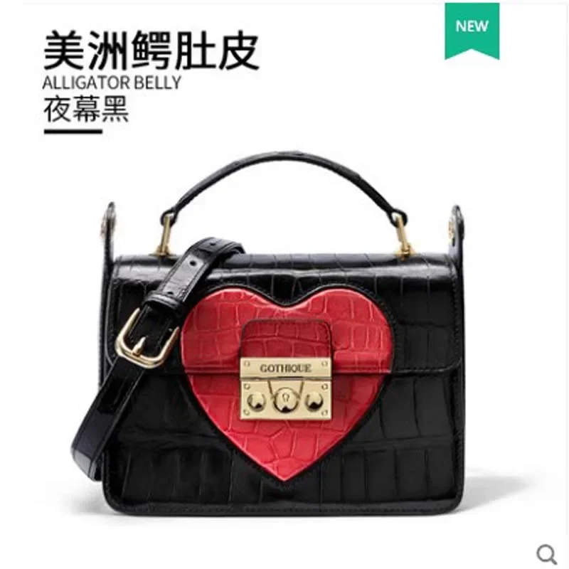 

gete crocodile Women's bag 2025 new style tote stylish leather lady cross body bag stylish
