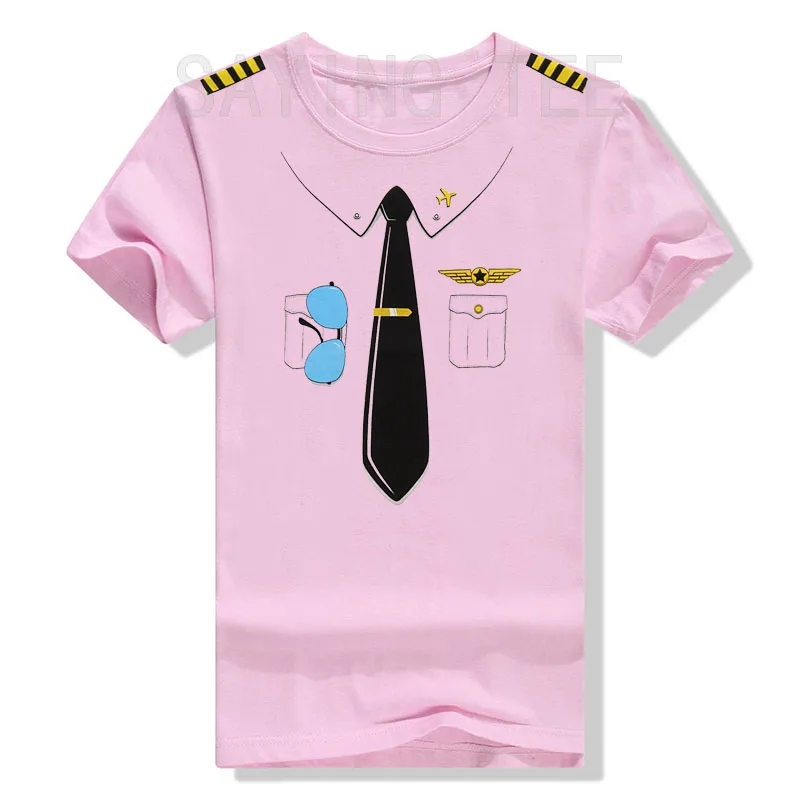 Y2k Flugzeugliebhaber Die Pilotenuniform Grafik-Bekleidung für Männer und Jungen, Personalisiertes Flugzeugpiloten-T-Shirt aus weicher Baumwolle mit kurzen Ärmeln – Detail 10