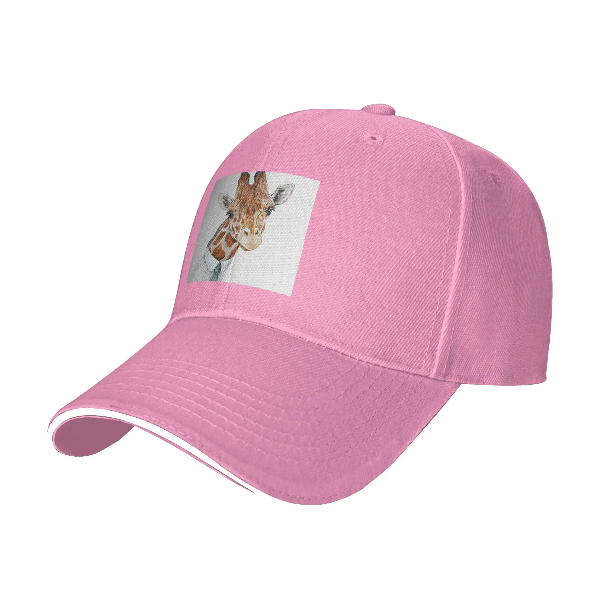 Giraffe Cap Fashion Casual Baseball Caps Adjustable Hat Hip Hop Summer Unisex Baseball Hats Customizable Polychromatic