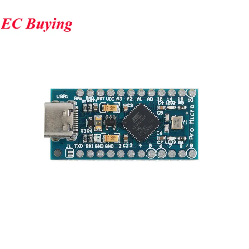 -ért mikro ATMEGA32U4 5V/16MHZ type-c Mali USB Mikrokontroller Modul számára arduino Leonárd Egyesült Nemzetek R3 hajcsat Kamra Berak vmibe atmega328