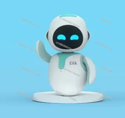 

Eilik Robot Emotional Companionship Voice Interaction AI Digital Life Desktop Virtual Pet Robot or 5 Random Accessories