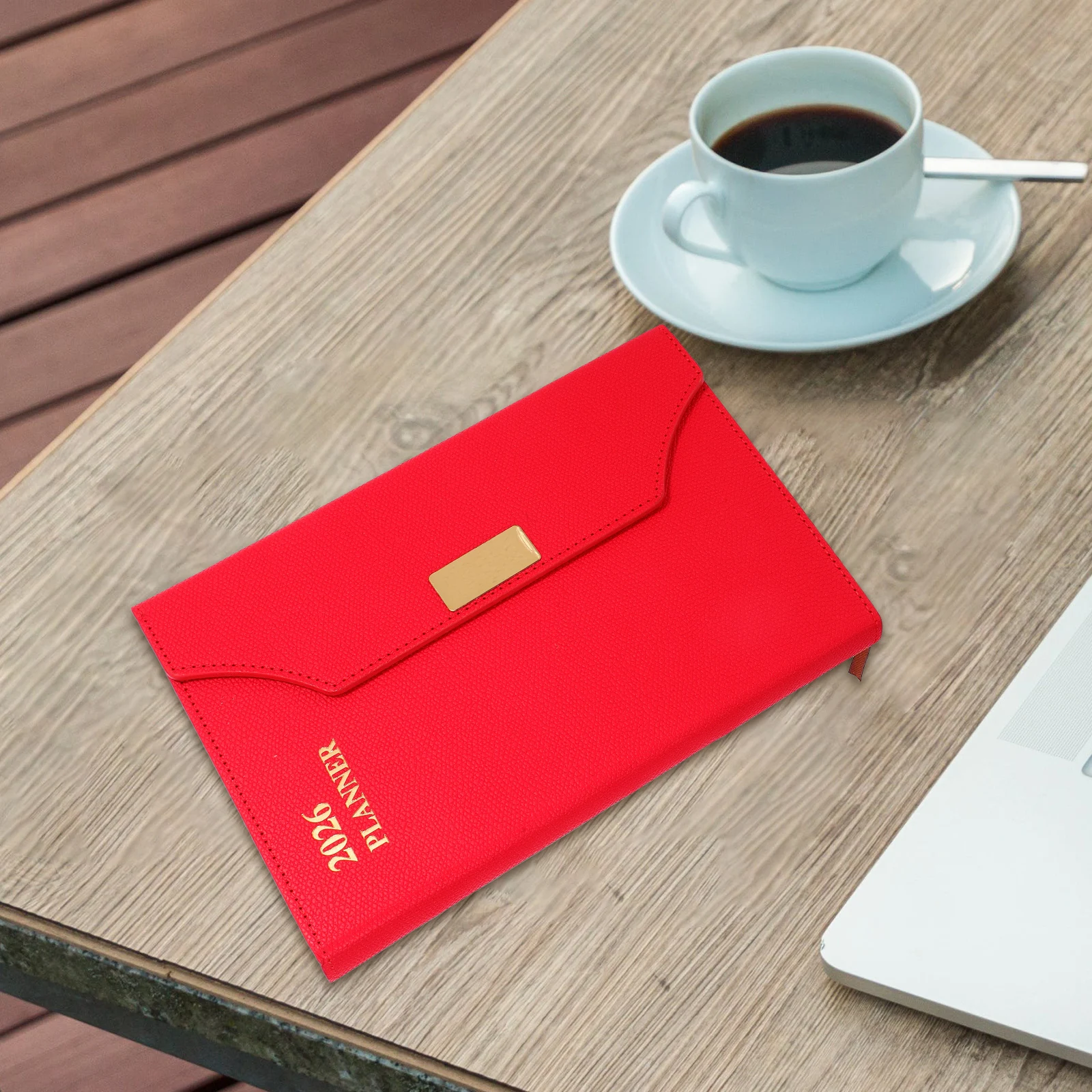 Notebook Planner Daily Schedule Academic Diary for Work Schedules Calendar Agenda Task Red Student