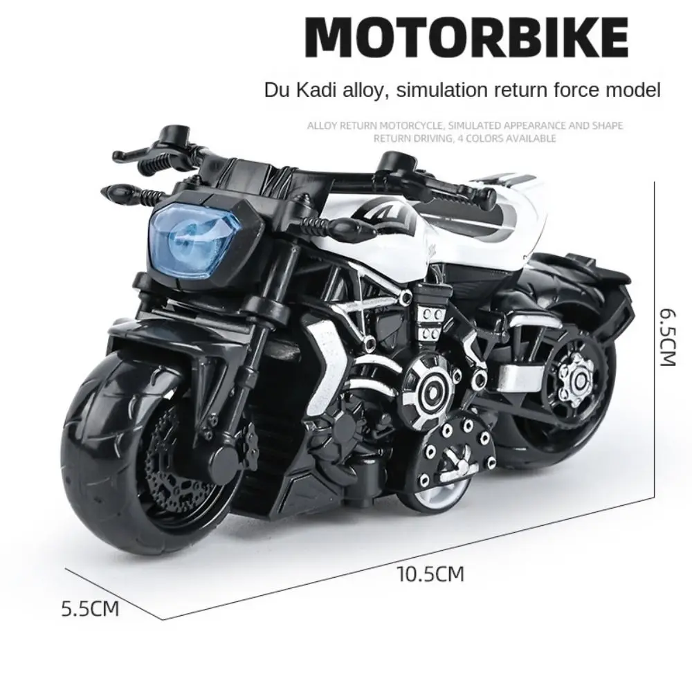 Trek auto terug pullback motorfiets model mini simulatie motormodel locomotief legering motorfiets actiefiguren jongens speelgoed